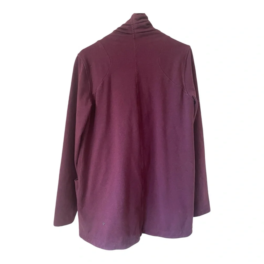 Lululemon Thats A Wrap Women’s Maroon Jacket Size 10 - Picture 6 of 7